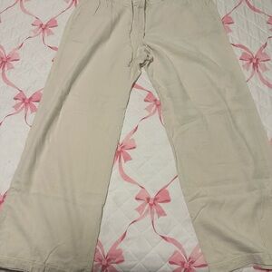 Old Navy Beige Wide Leg Pants